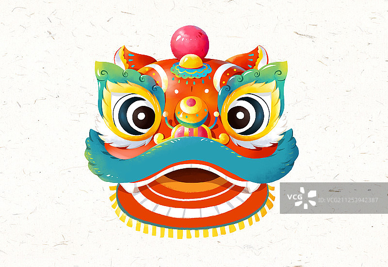 国潮风 舞狮子图片素材