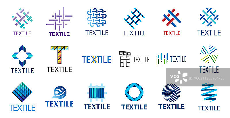 纺织面料缝纫logo图片素材