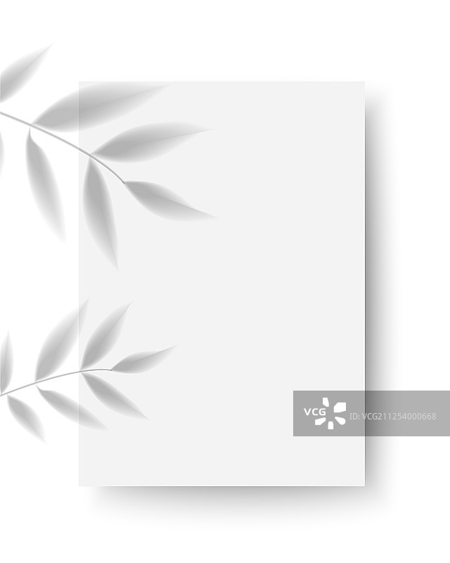 贺卡或邀请函样机模板图片素材