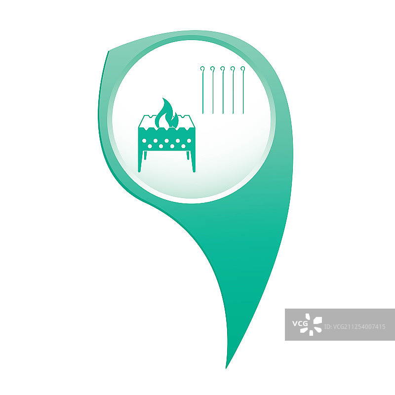 露营用炭盆图标图片素材