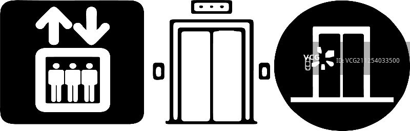 隔离电梯图片素材