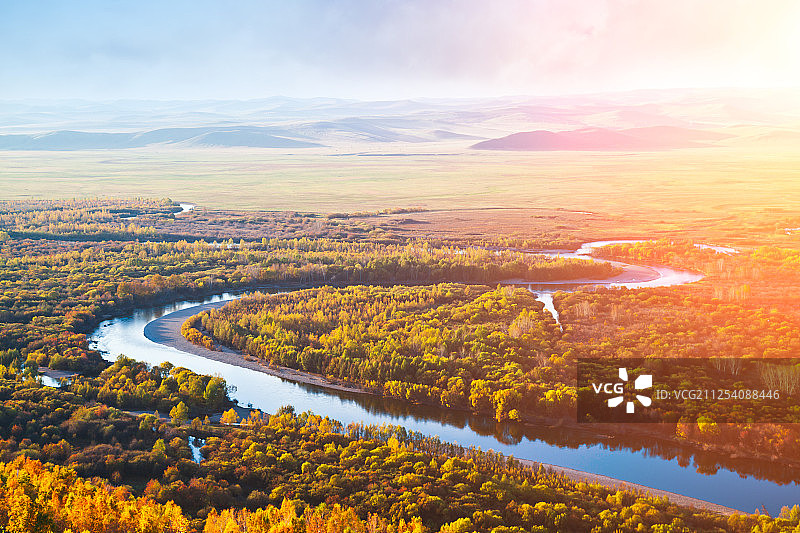 根河湿地图片素材