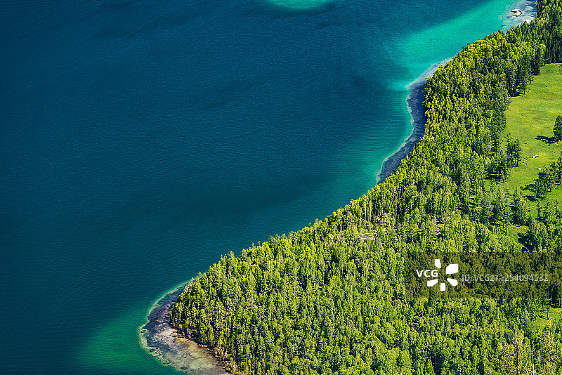 新疆喀纳斯风景区图片素材