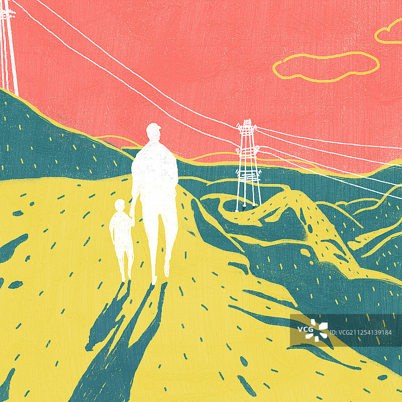 登高望远图片素材