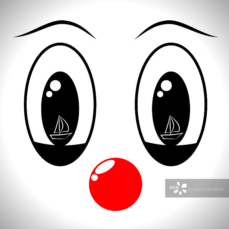 戴着小丑面具的男人图片素材