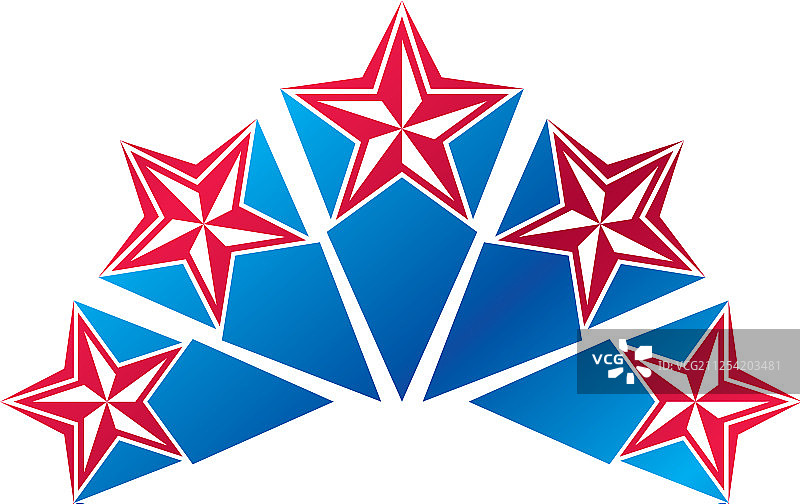 军用星徽纹章设计元素5图片素材