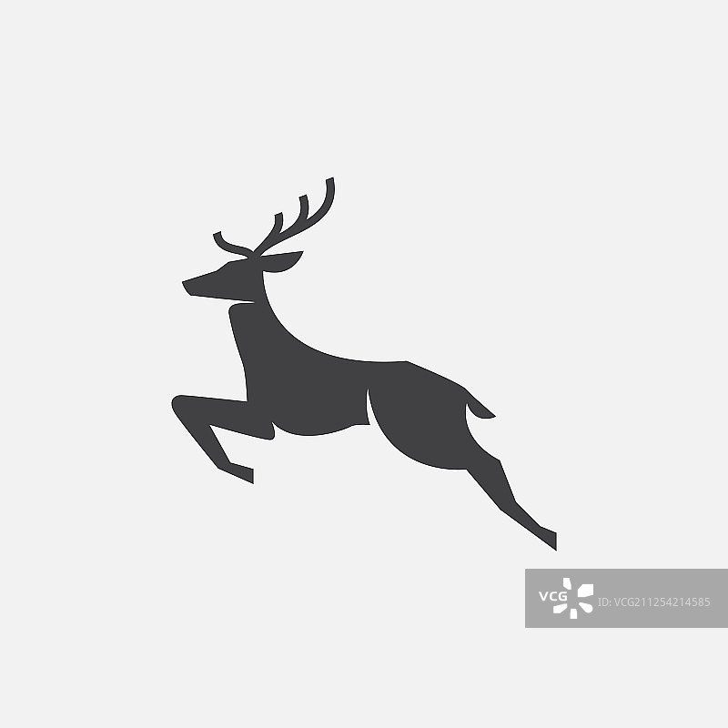 小鹿logo图标图片素材