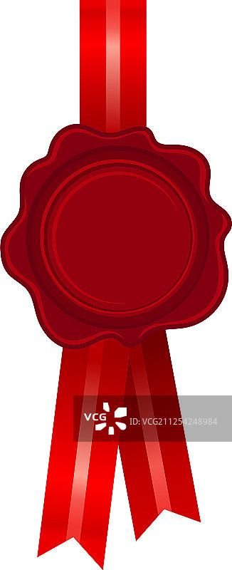 红色的空心缎带玫瑰花饰图片素材