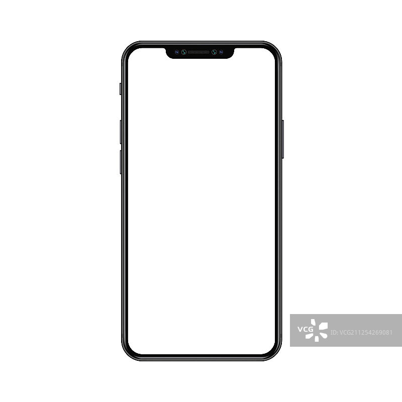 新潮黑色细框刘海图片素材