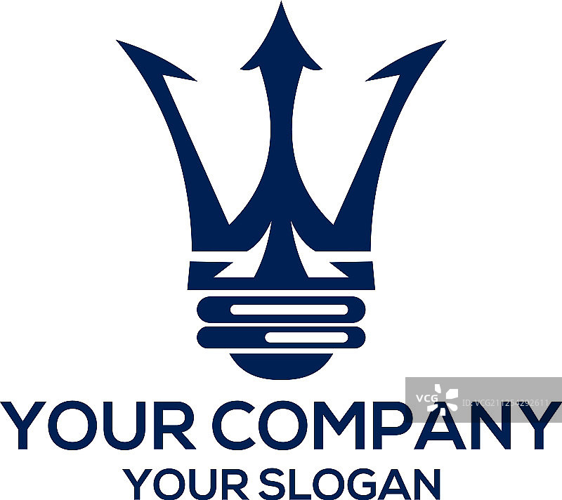 智能海王星标志设计图片素材