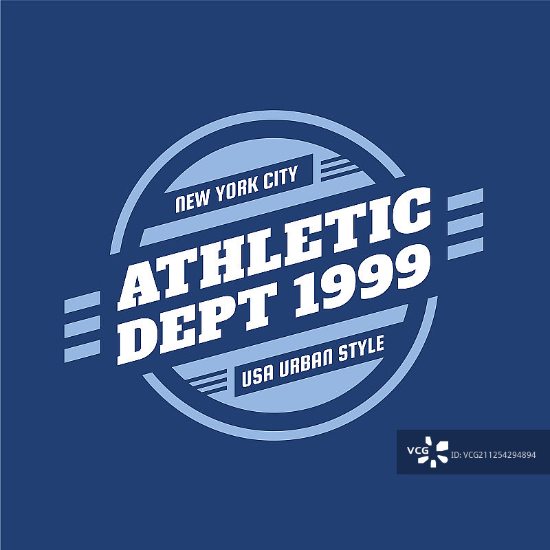 1999年运动部门复古排版标志图片素材