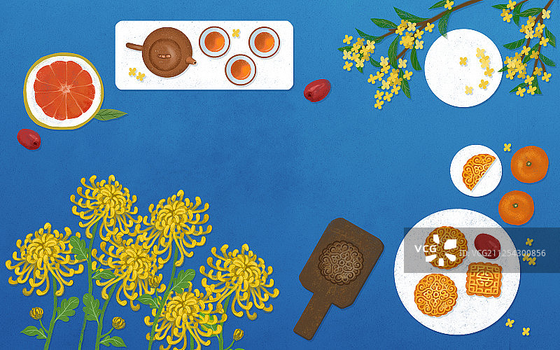 2020年台历--9月图片素材