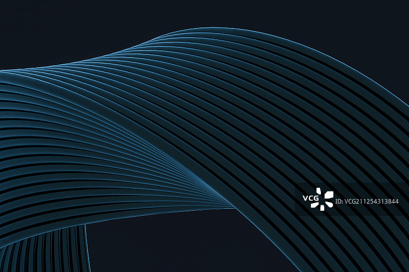 莫比乌斯圆环创意背景 三维渲染图片素材