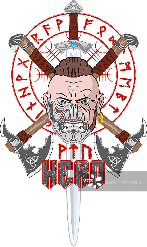 维京斧头cl 0002图片素材