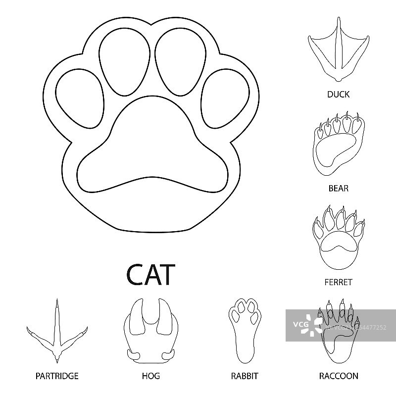 足部与脚印标志设计图片素材