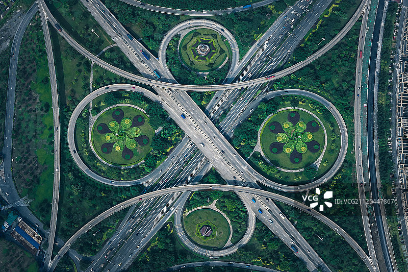 环型立交桥图片素材