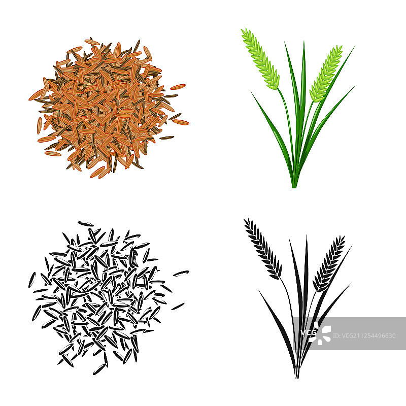 农作物和生态设计logo图片素材