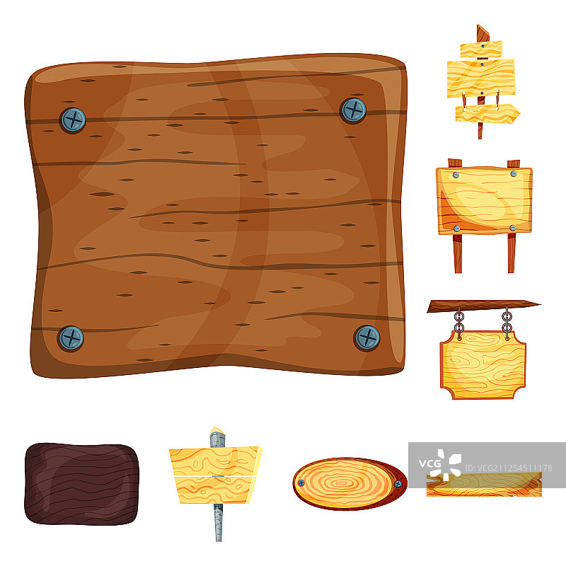 招牌和木质图标图片素材