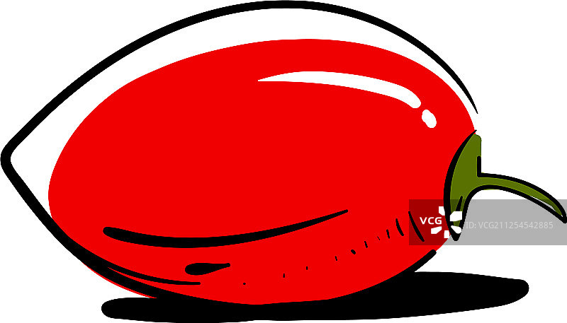 白色背景上的 tamarillo图片素材