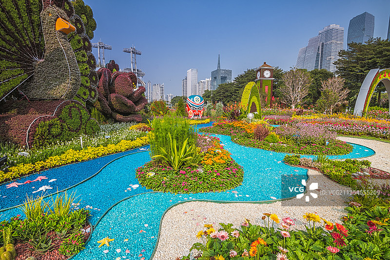 广州城市公园图片素材