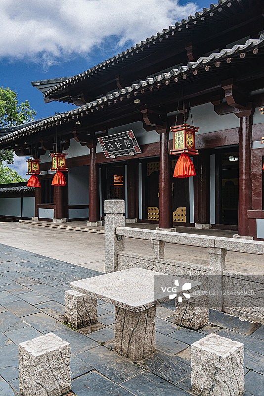 无锡三国水浒城乐贤堂外廊图片素材