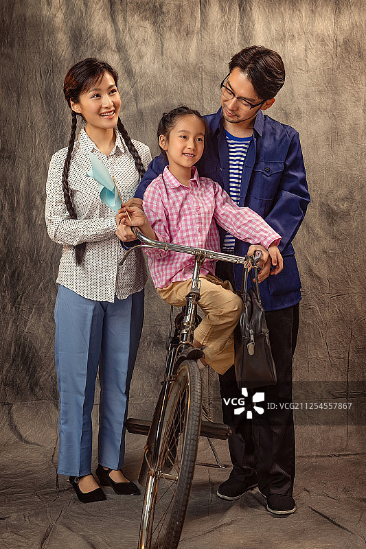 复古家庭照图片素材