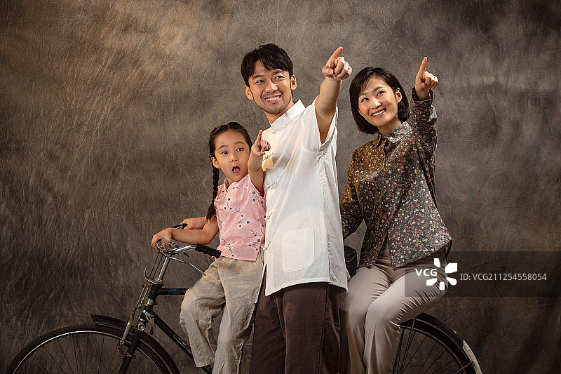 复古家庭照图片素材