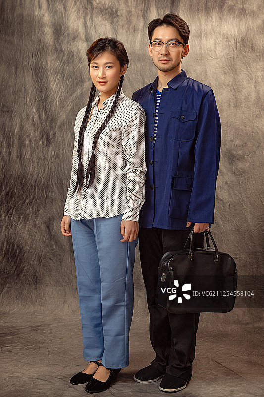 复古家庭照图片素材