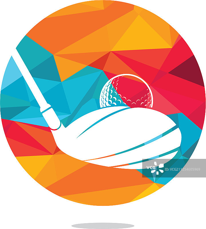 高尔夫俱乐部标志设计图片素材