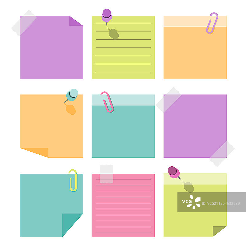 便签纸图片素材