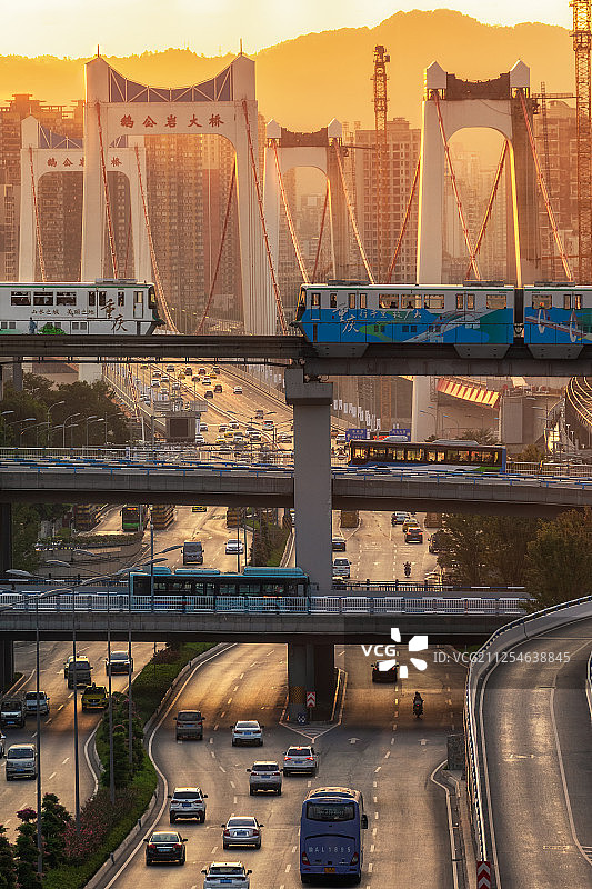 鹅公岩大桥图片素材