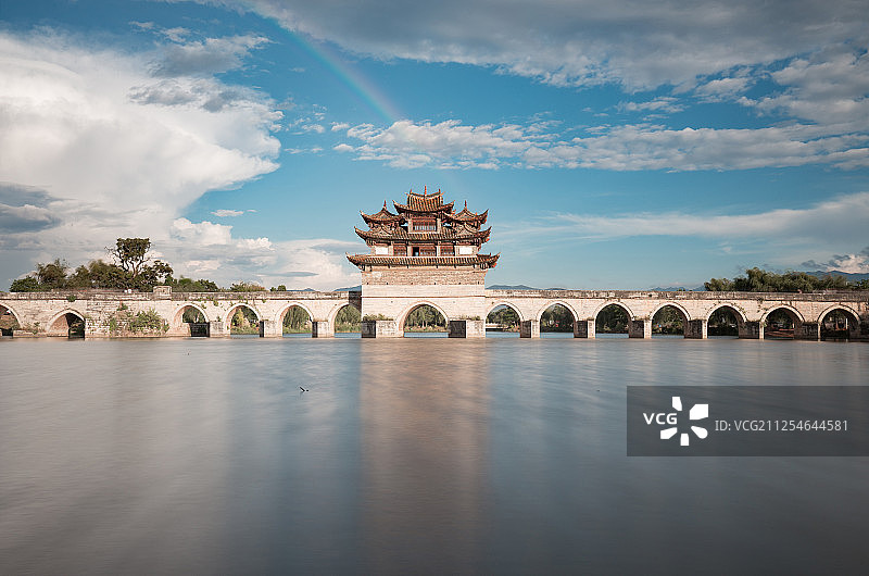 建水双龙桥图片素材
