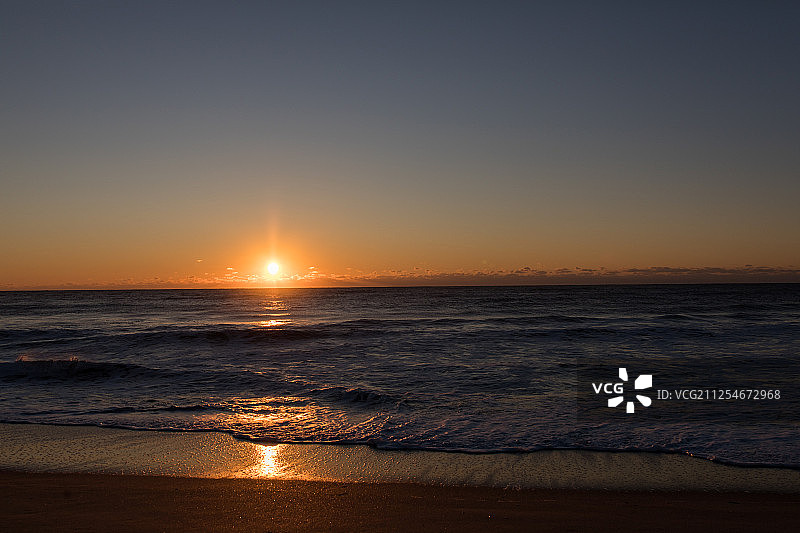 海面日出图片素材