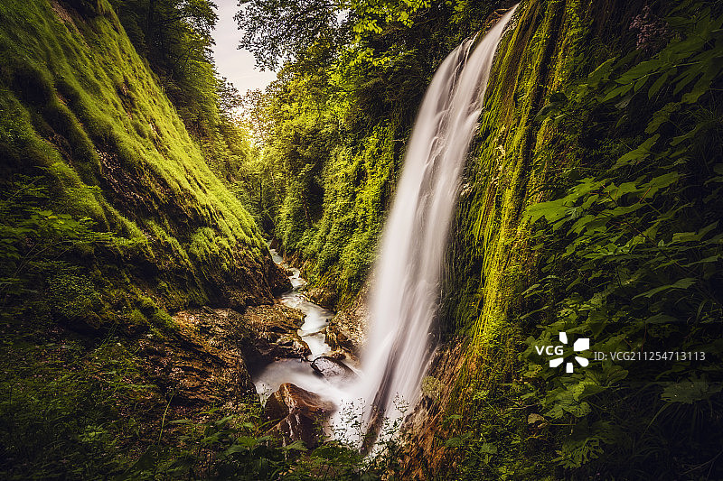 格罗斯海特尔瀑布图片素材