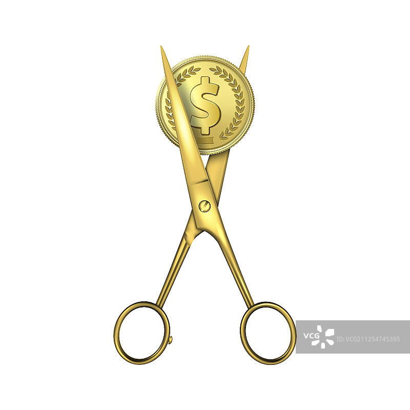 3D逼真带美元符号的银色金属图片素材