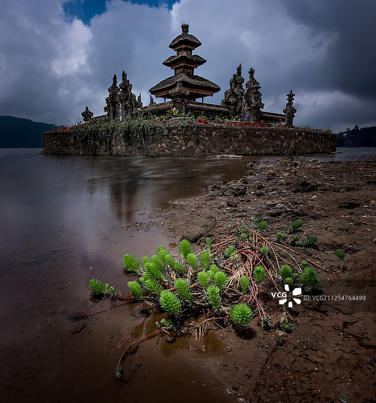 巴厘岛水神庙风光图片素材