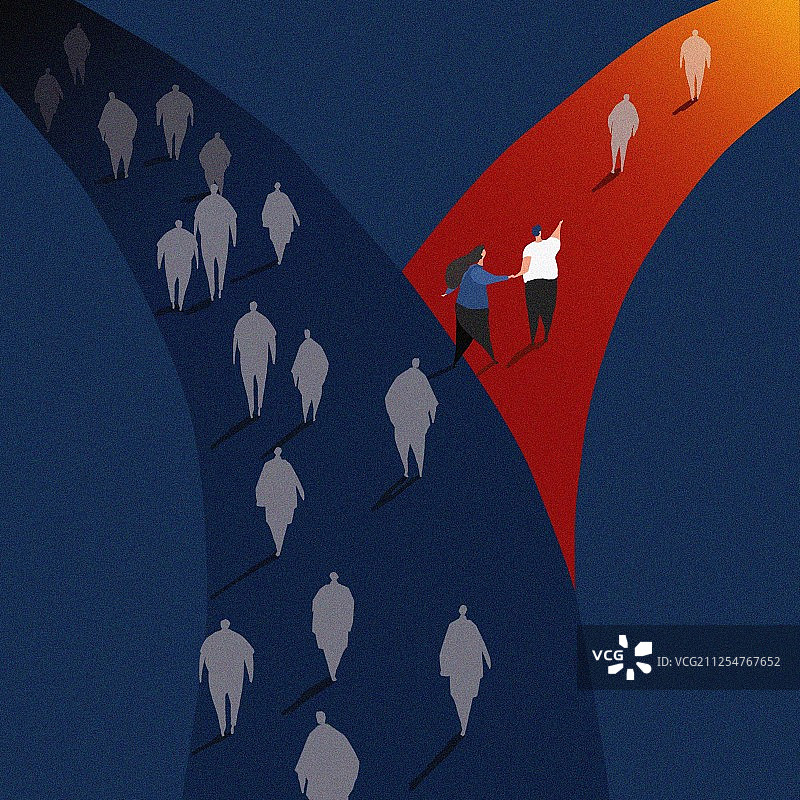 两条分岔的路两个方向要如何选择图片素材