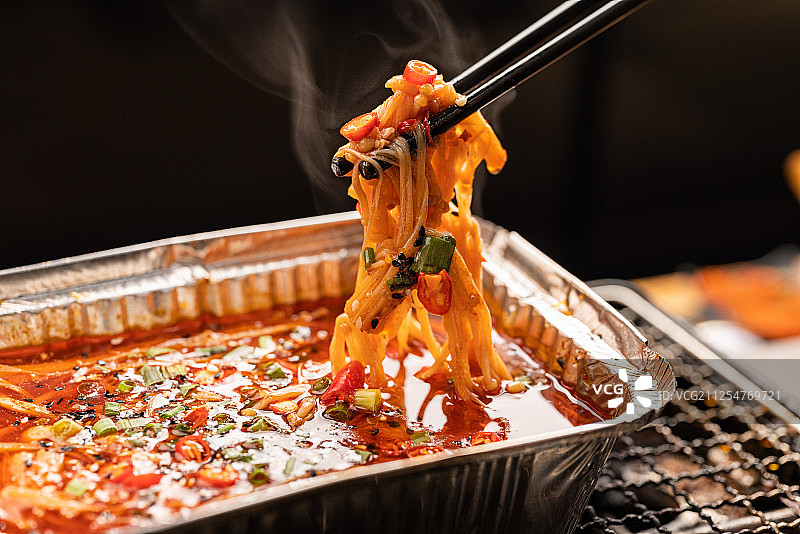 烤金针菇图片素材