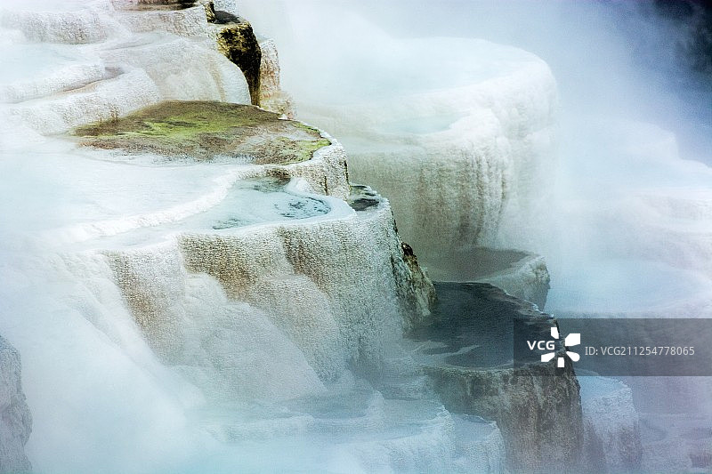 猛犸温泉图片素材