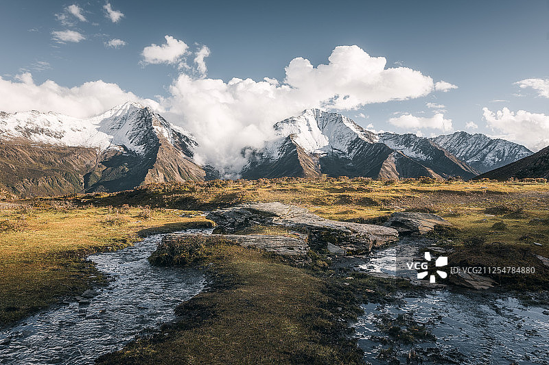 四姑娘山大峰大本营图片素材