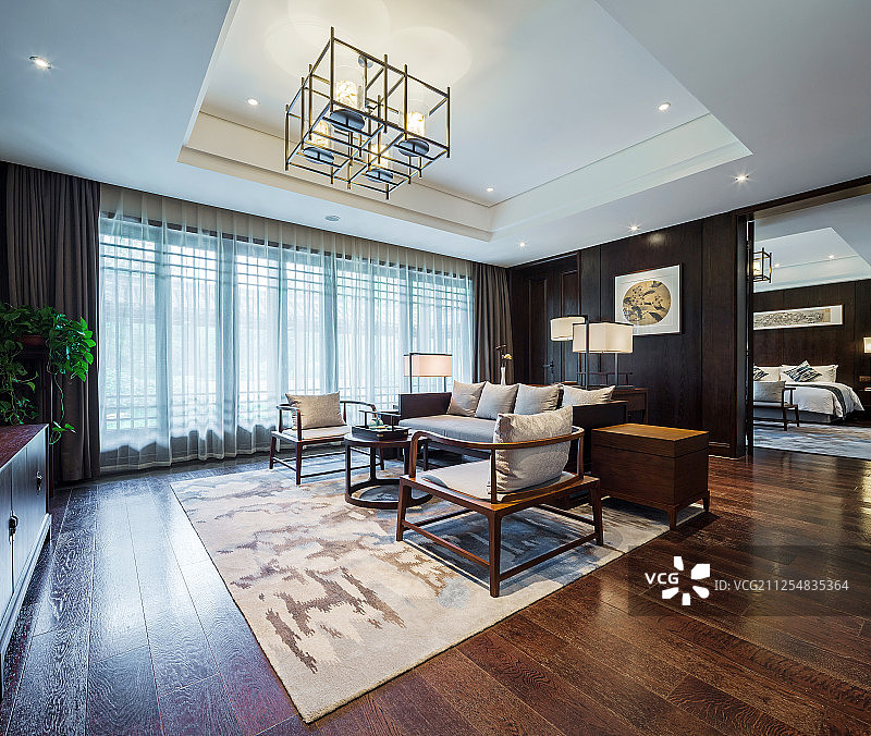 酒店中式商务套房图片素材