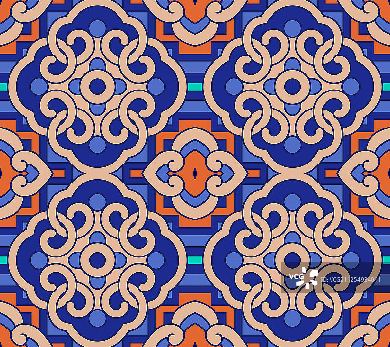 艺术装饰底纹，无缝连续图案图片素材