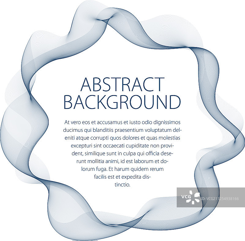 圆形框架流动烟雾抽象艺术图片素材