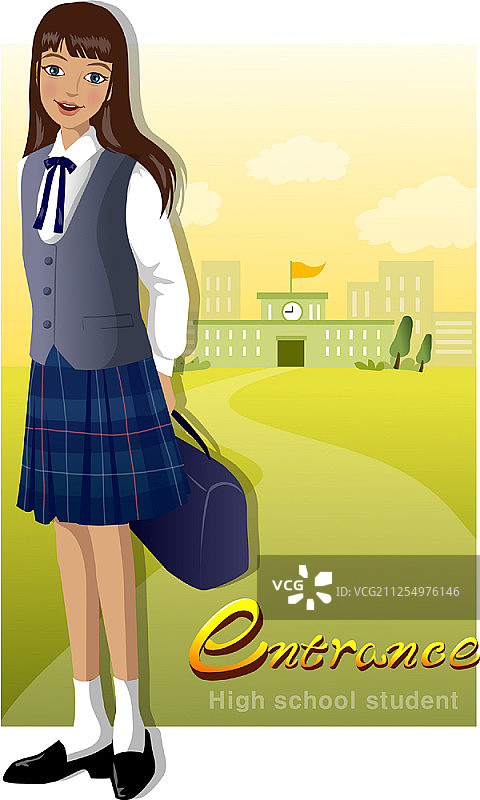 女孩角色图片素材