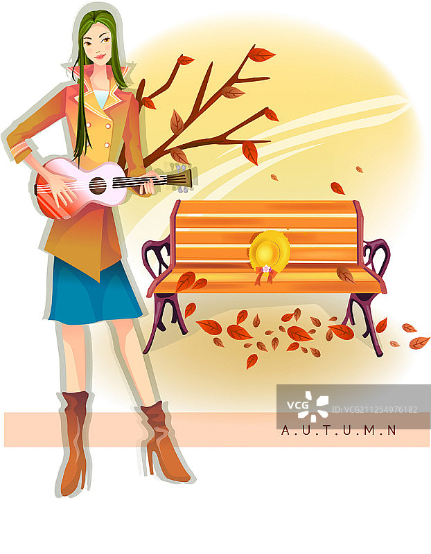 女孩角色图片素材