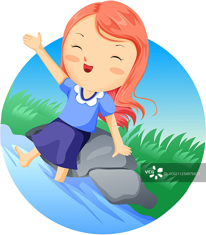 女孩角色图片素材