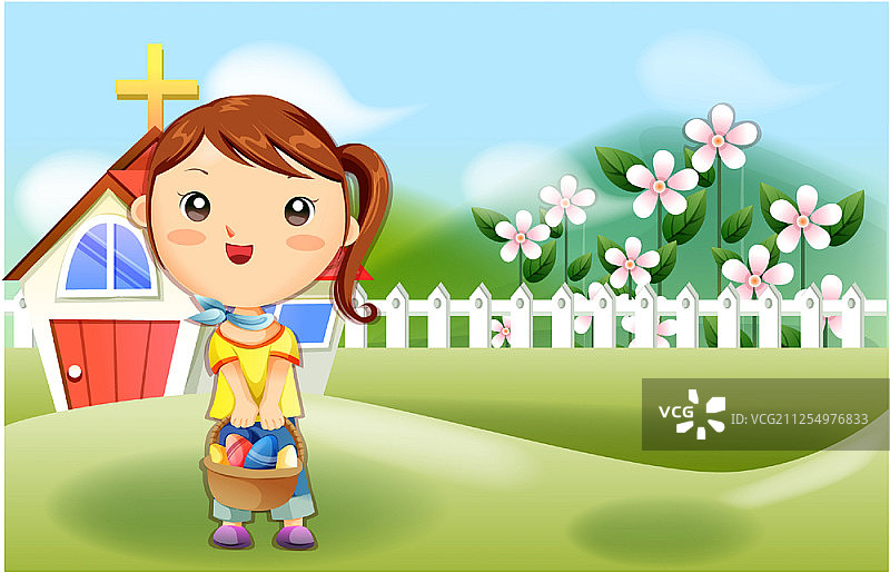 基督教概念矢量插画图片素材