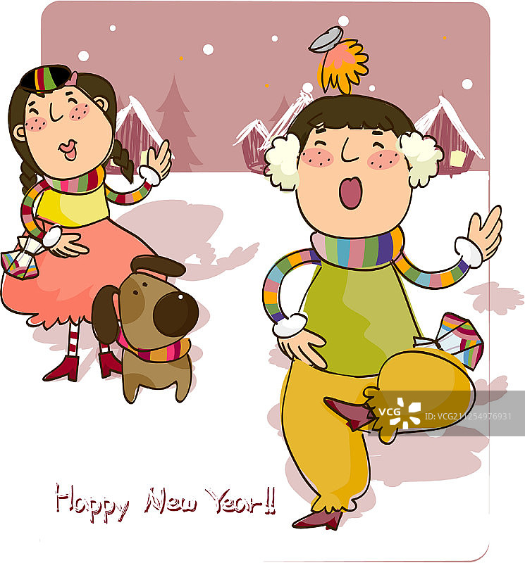 庆祝新的一年图片素材