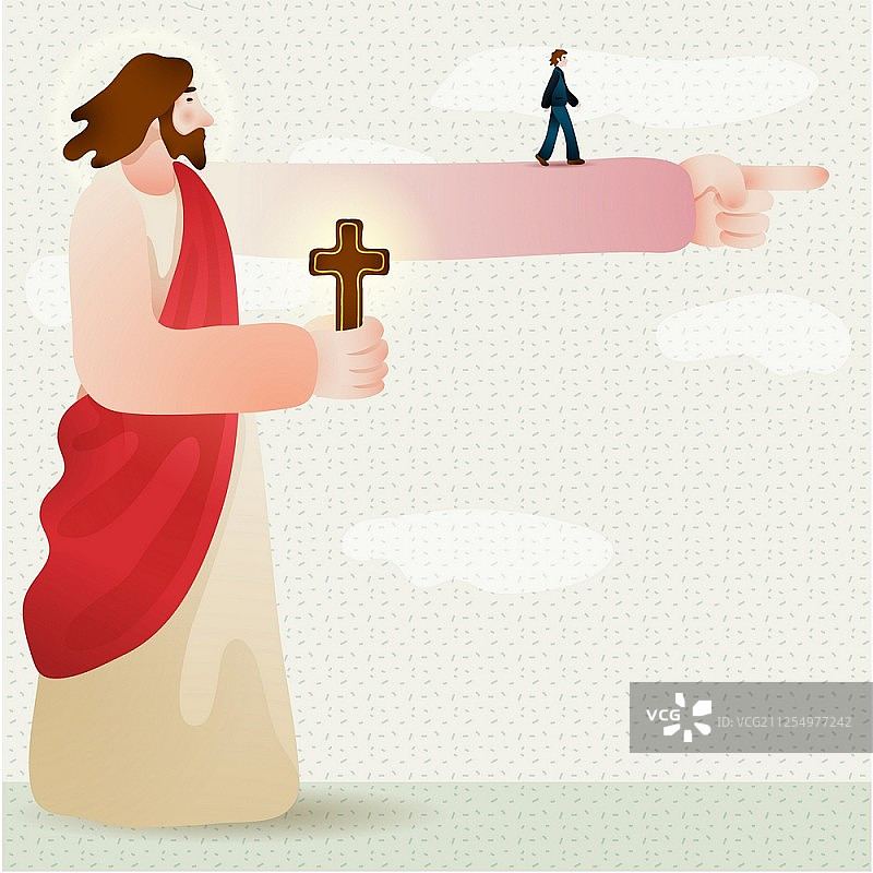 基督教主题矢量图图片素材