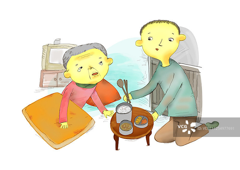 社会公益主题插画图片素材